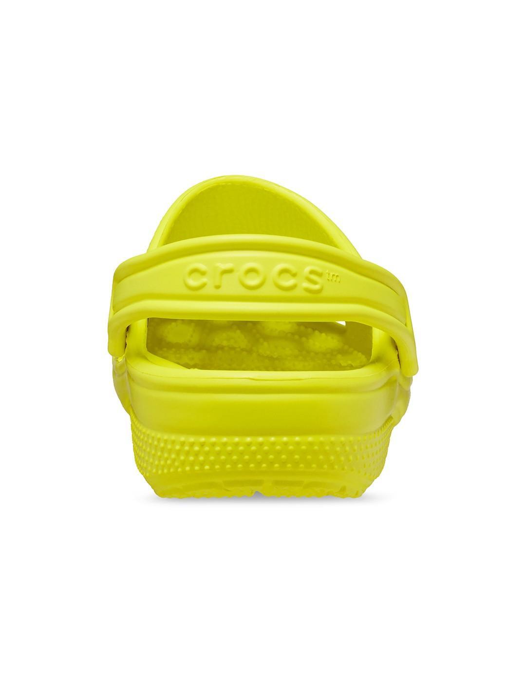Sabots classiques jaunes pour femmes Crocs 5/5