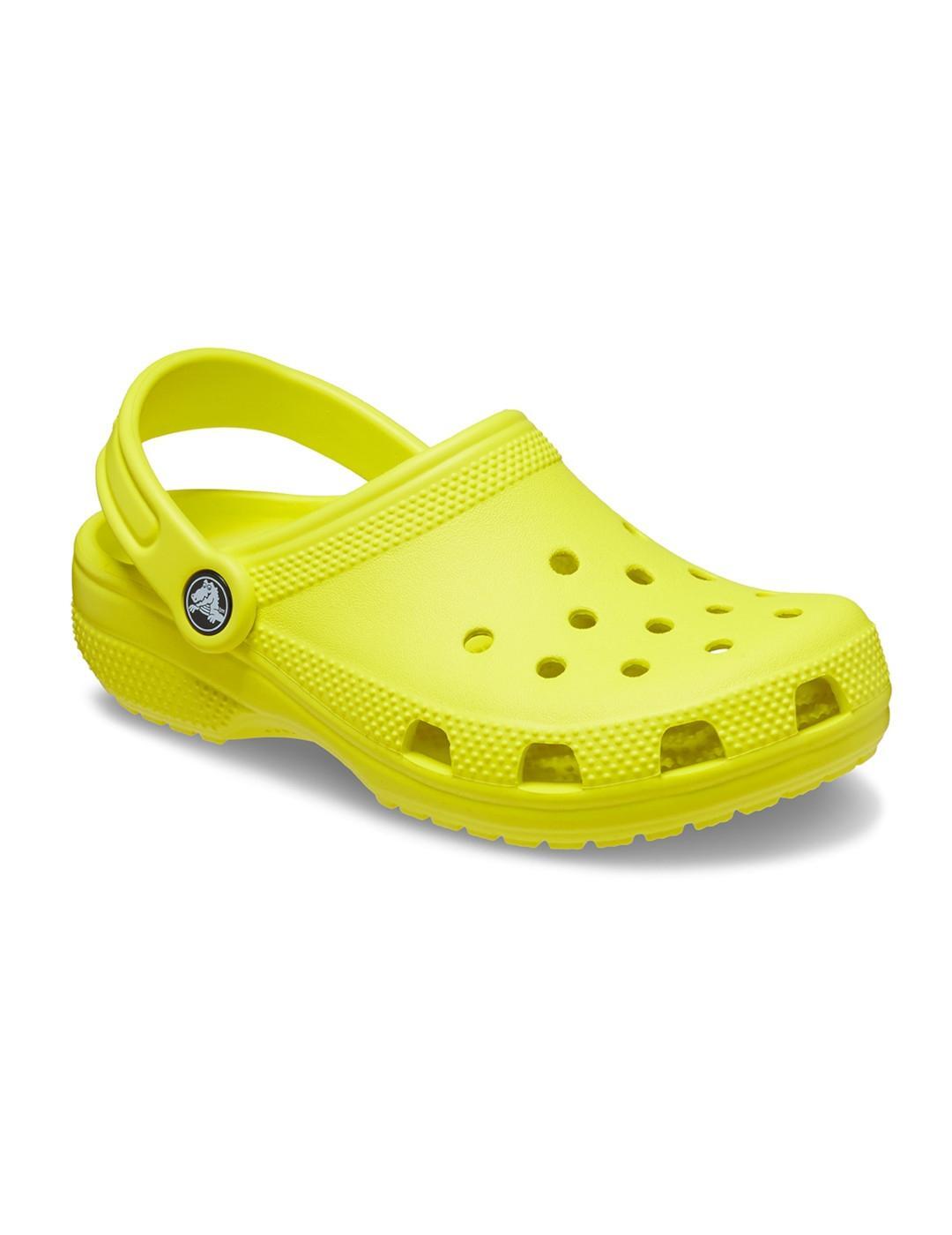 Sabots classiques jaunes pour femmes Crocs 3/5