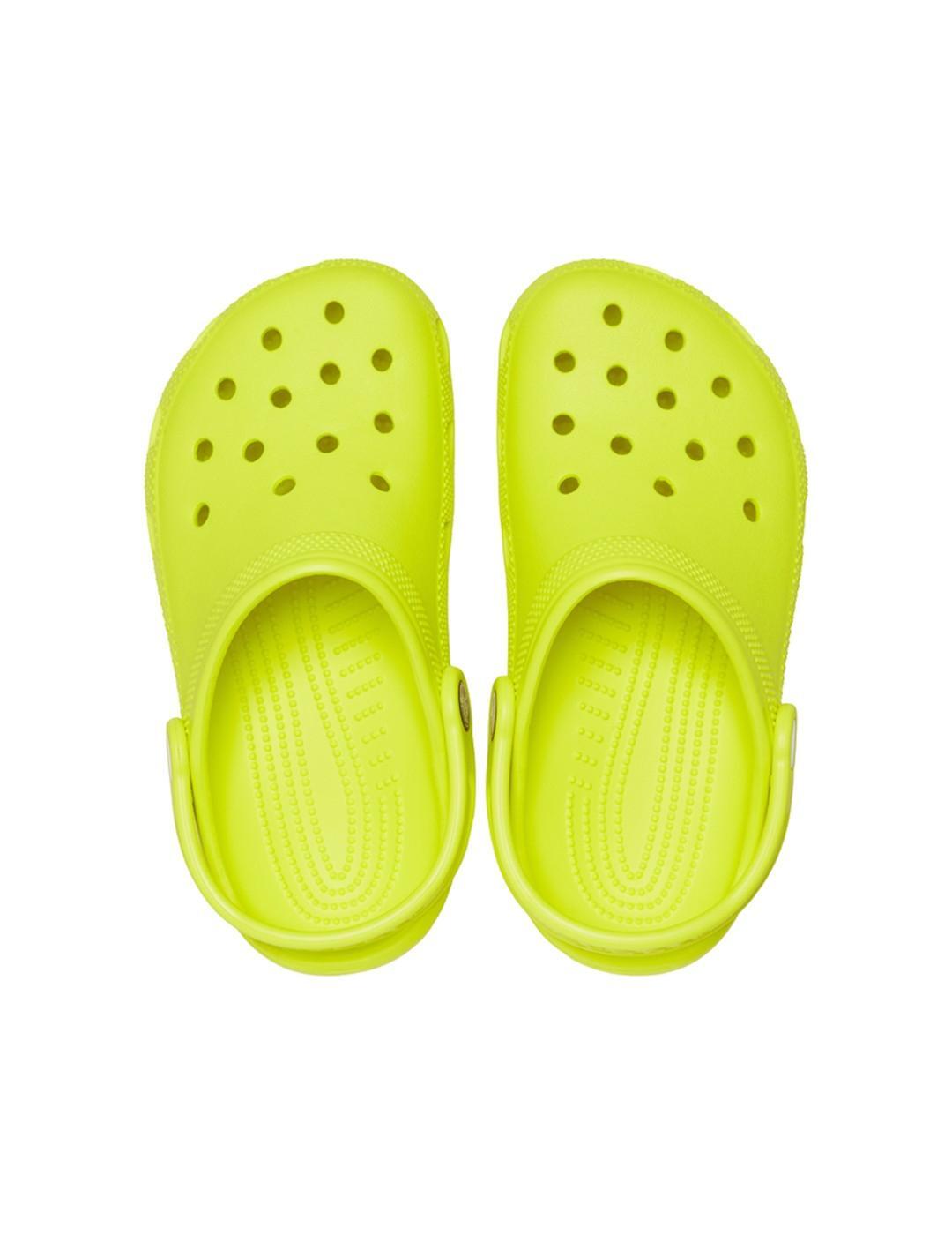 Sabots classiques jaunes pour femmes Crocs 4/5