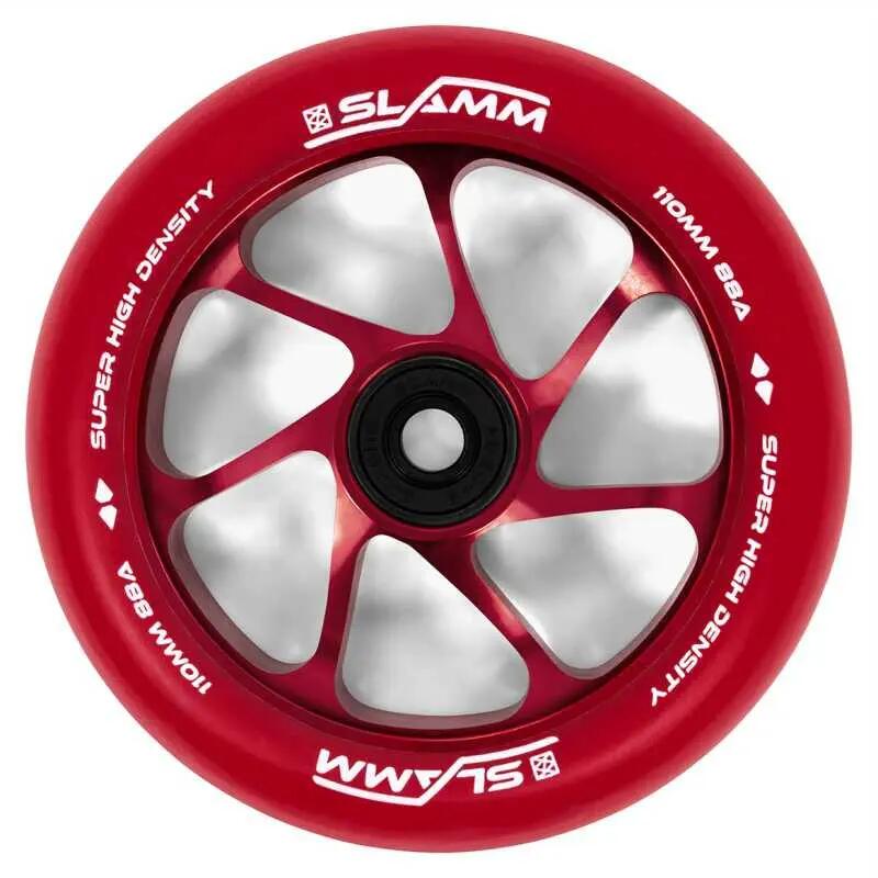 SLAMM SCOOTERS Slamm  Stuntstep Team Wheel 110mm Alu Core Red