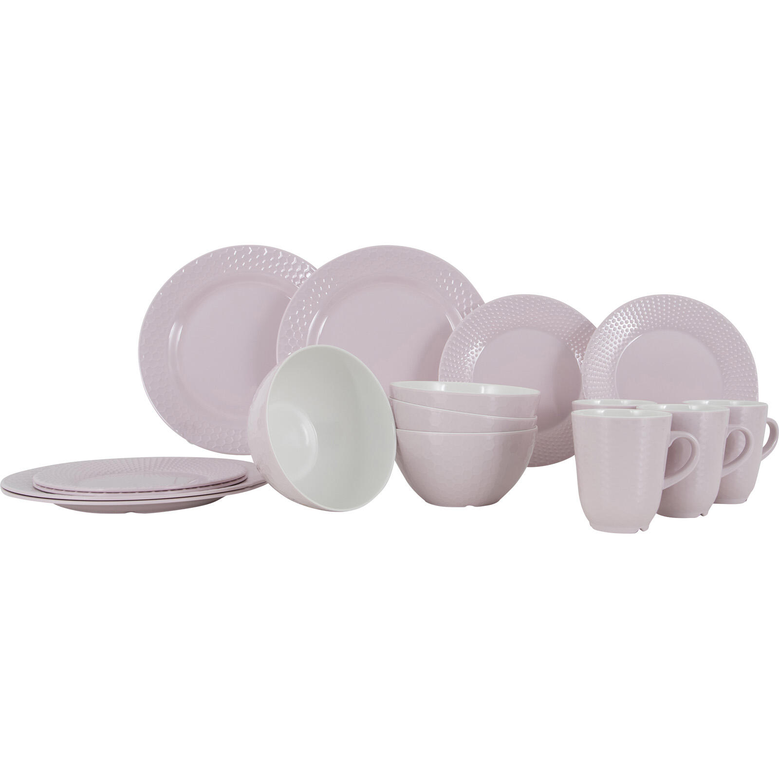 Melamine Servies Set Levendige Koninklijke Lijn Pastel Camping Borden 1/7