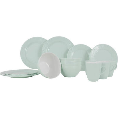 Melamine servies set levendige koninklijke lijn pastel camping borden
