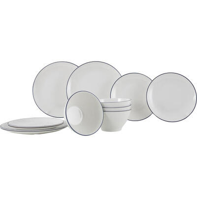 Melamine servies set linea line camping reis picknick borden