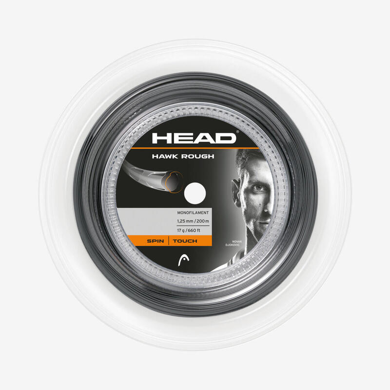 HEAD Hawk Rough 200m Rollo de cordaje de tenis