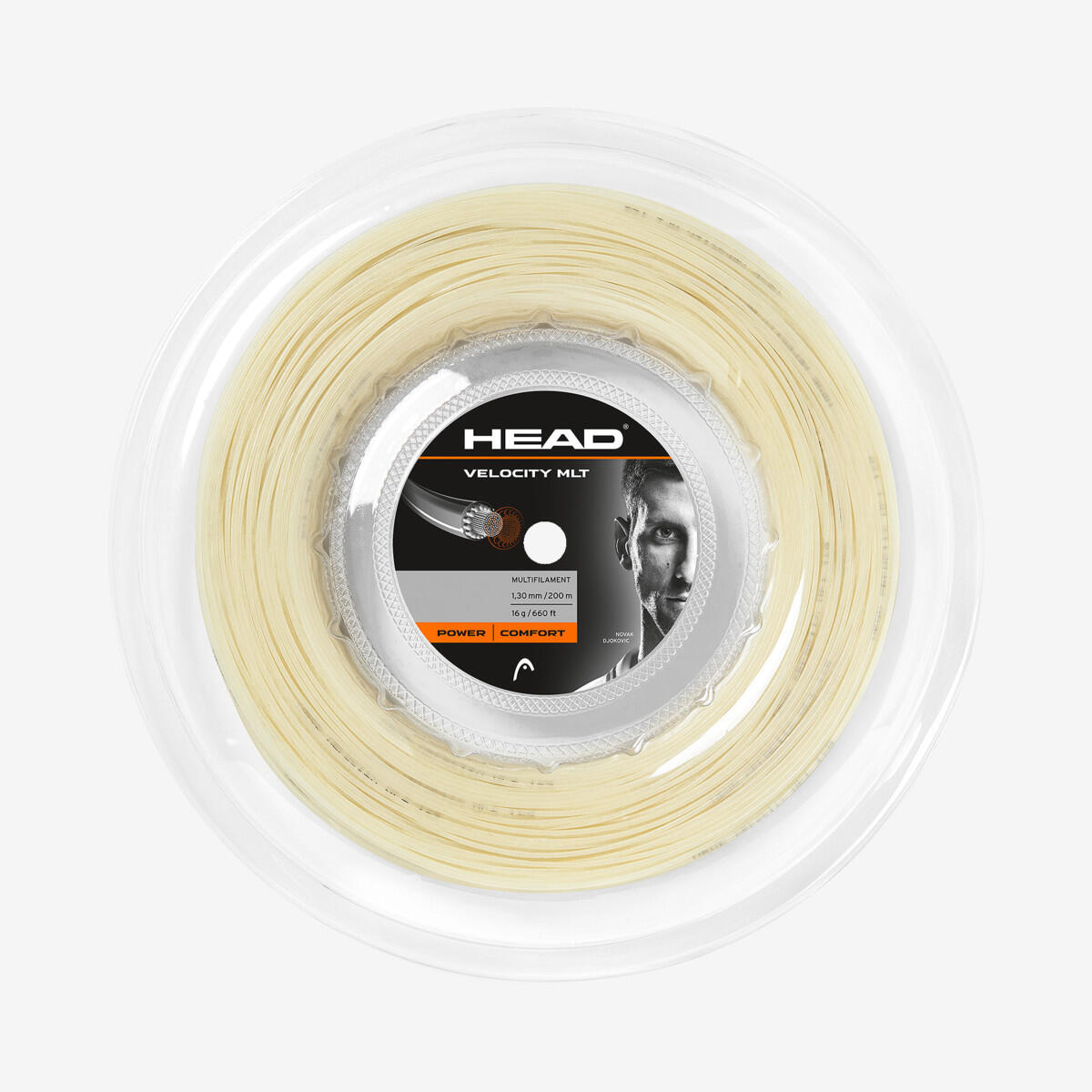 HEAD Velocity MLT 200m reel tennis string