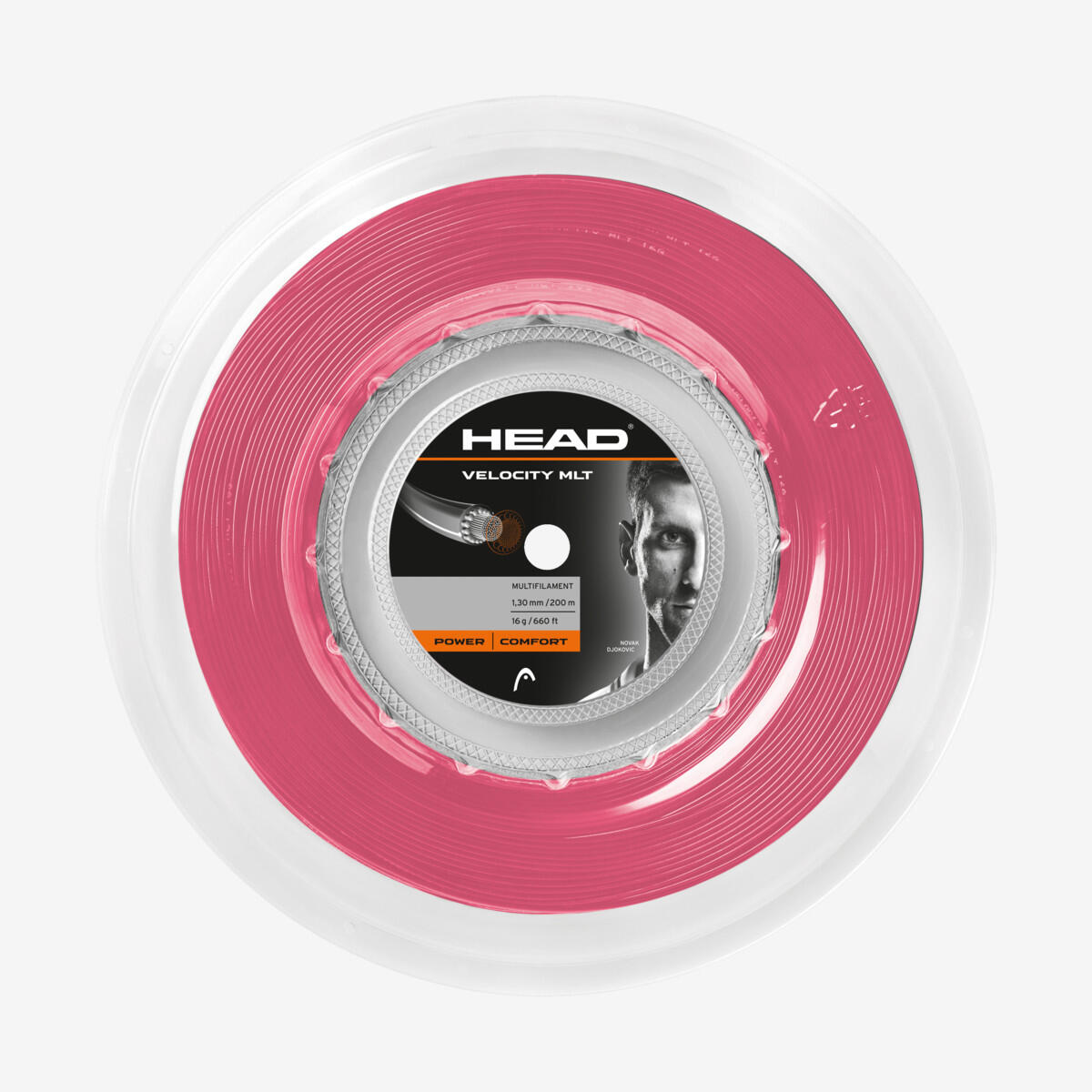 Head - Head Velocity Mlt 200m Bobine De Cordage De Tennis - Cordage Raquette - Rose - Taille Unique - Decathlon