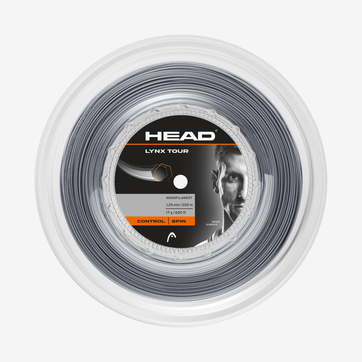 Head - Head Lynx Tour Bobine De Cordage De Tennis - Cordage Raquette - Gris - Taille Unique - Decathlon