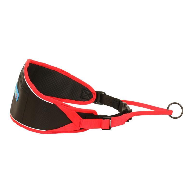 Inlandsis - Trekker - Ceinture Canicross, Cani-rando - Baudrier - Noir|rouge - Adulte - Decathlon