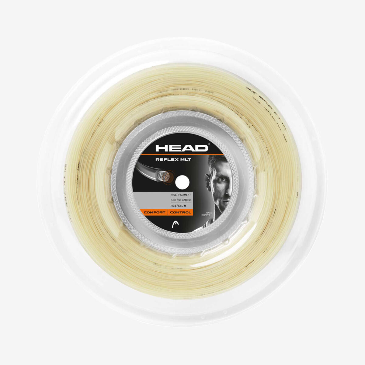 HEAD Reflex MLT 200m tennis string spool