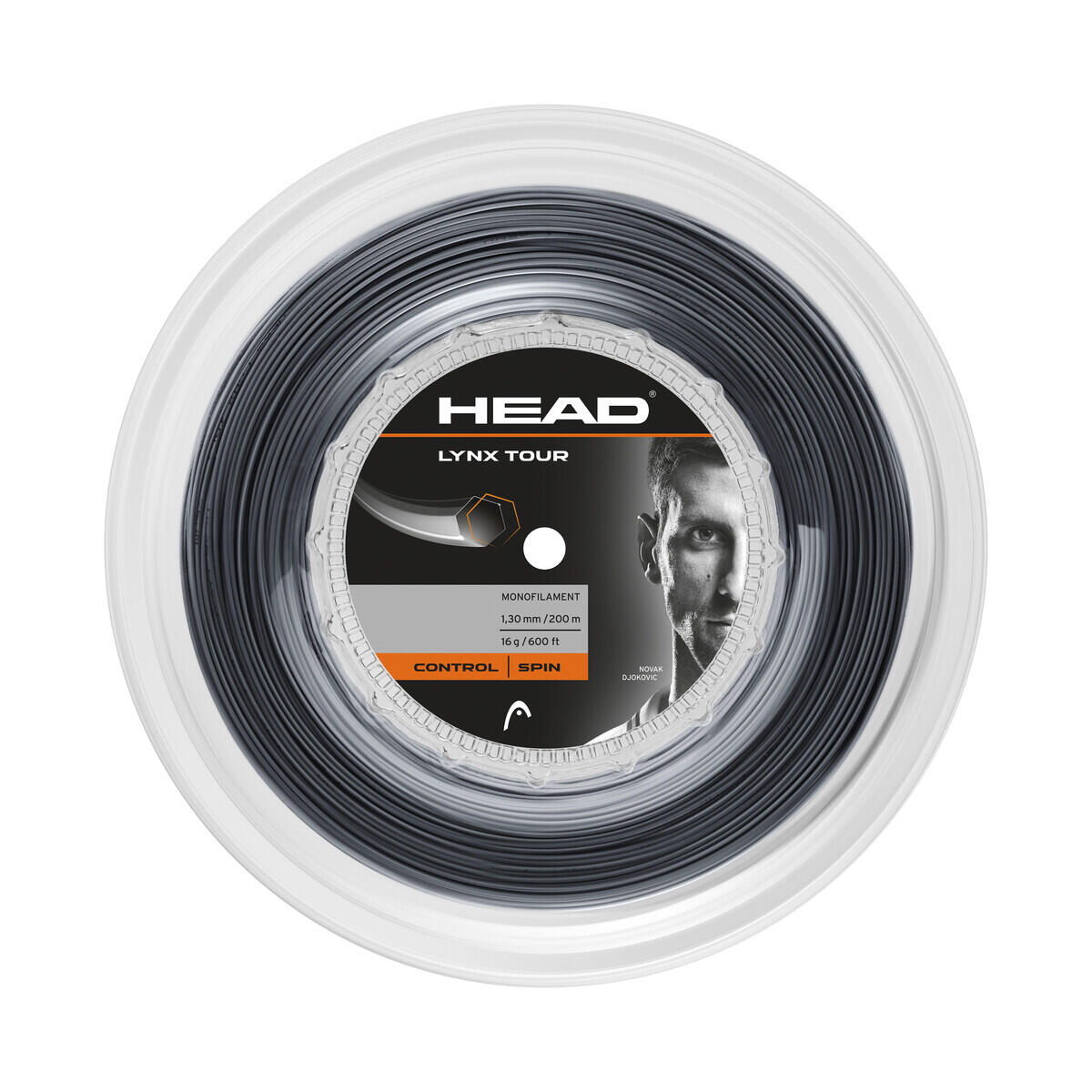 Head - Head Lynx Tour Bobine De Cordage De Tennis - Cordage Raquette - Noir - Taille Unique - Decathlon