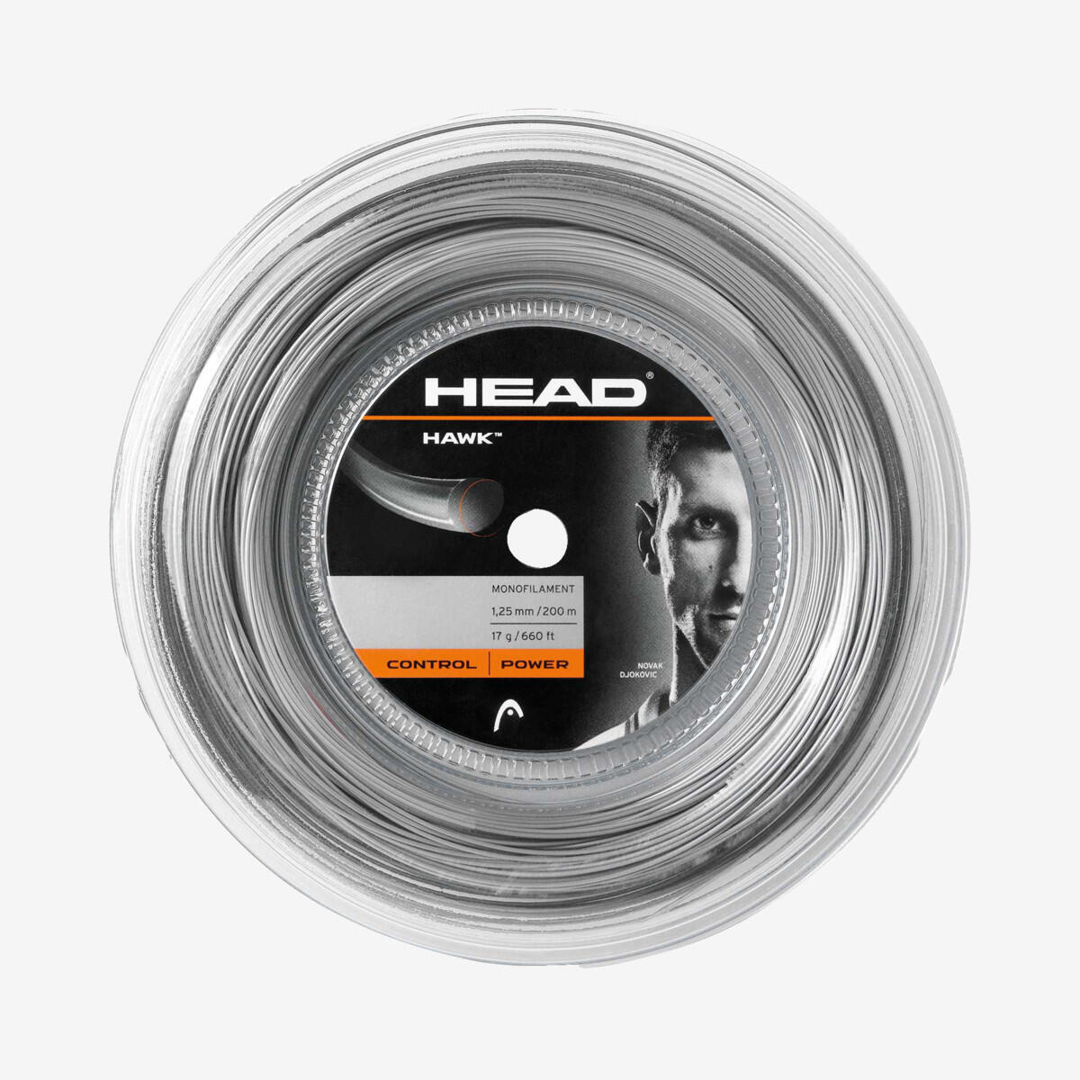 HEAD Bobina da 200 m di corde da tennis Hawk