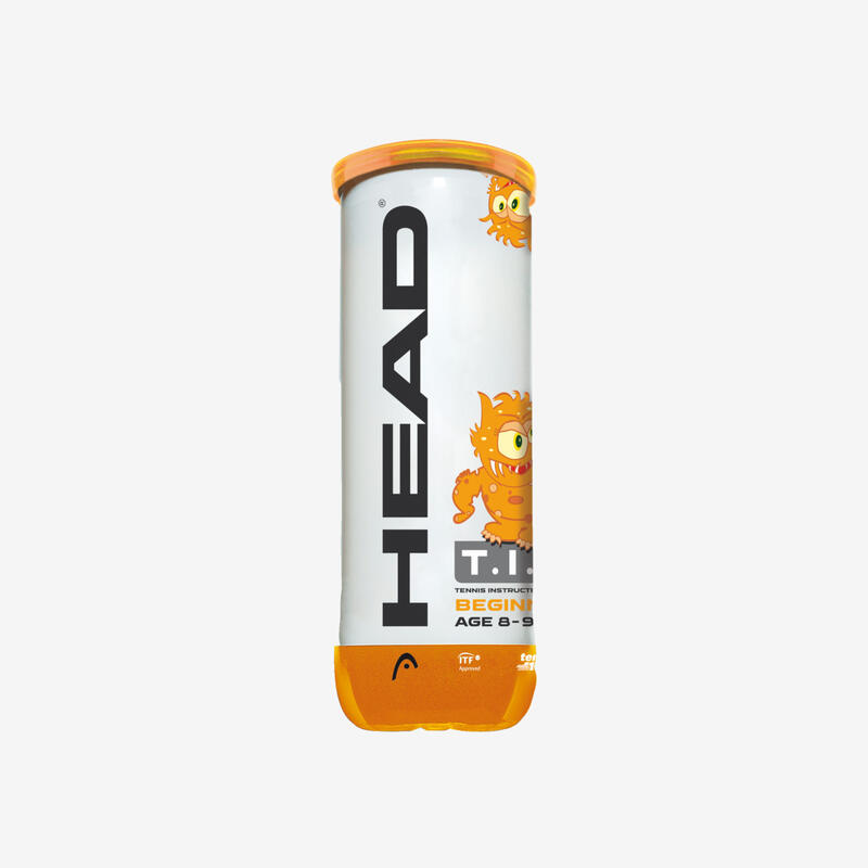 HEAD T.I.P. Orange Tube de 3 balles de tennis