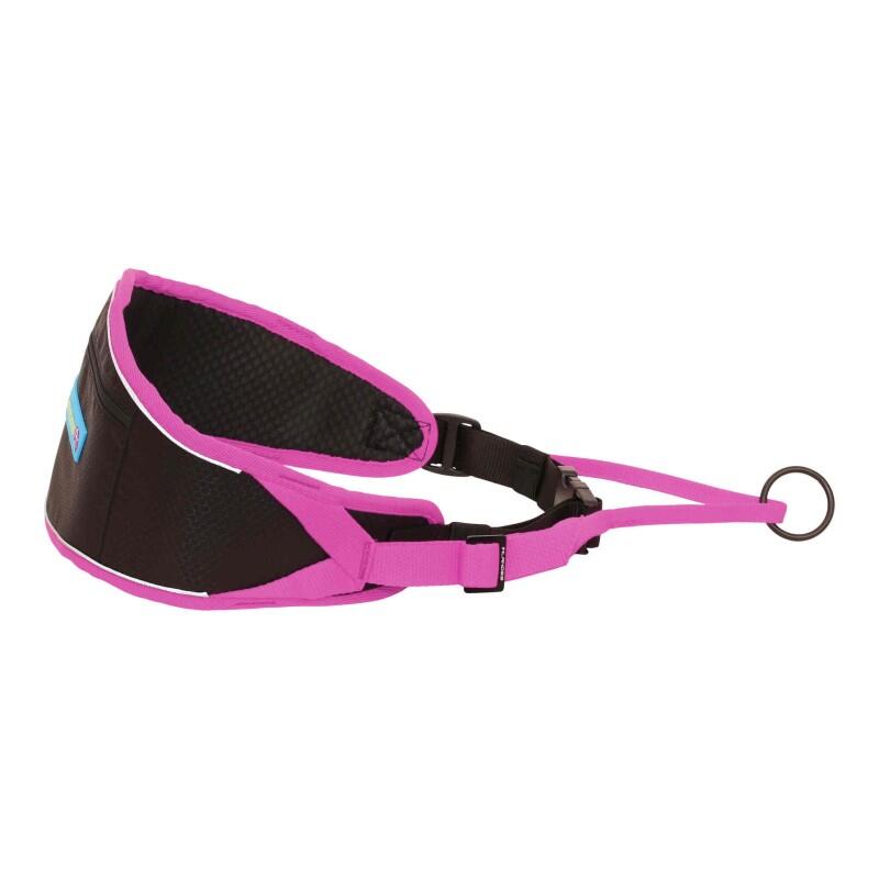 Inlandsis - Trekker - Ceinture Canicross, Cani-rando - Baudrier - Noir|rose - Adulte - Decathlon