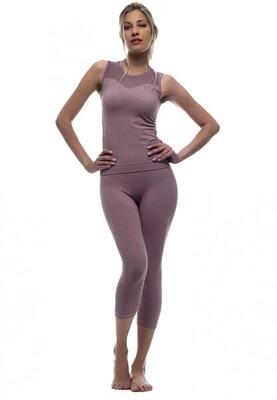Set: Leggings und sportliches T-Shirt mit Emana-Faser. Namasté