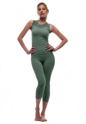 Set Legging + T-Shirt Donna Fitness Modellanti senza cuciture