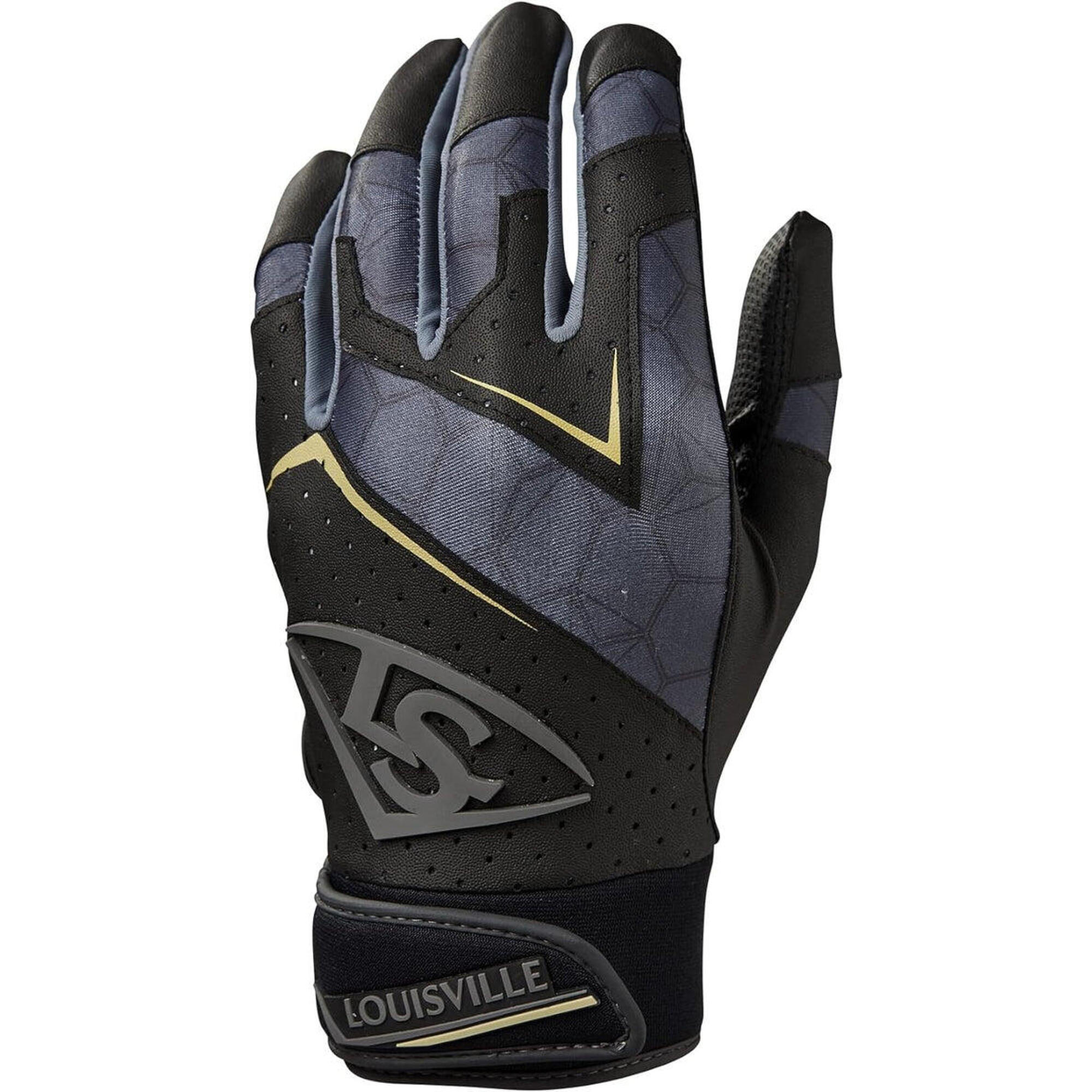 Louisville Slugger - Gants De Frappe - Baseball - Softball - Véritable V2 - Adultes - Gants - Noir - 40 M - Decathlon