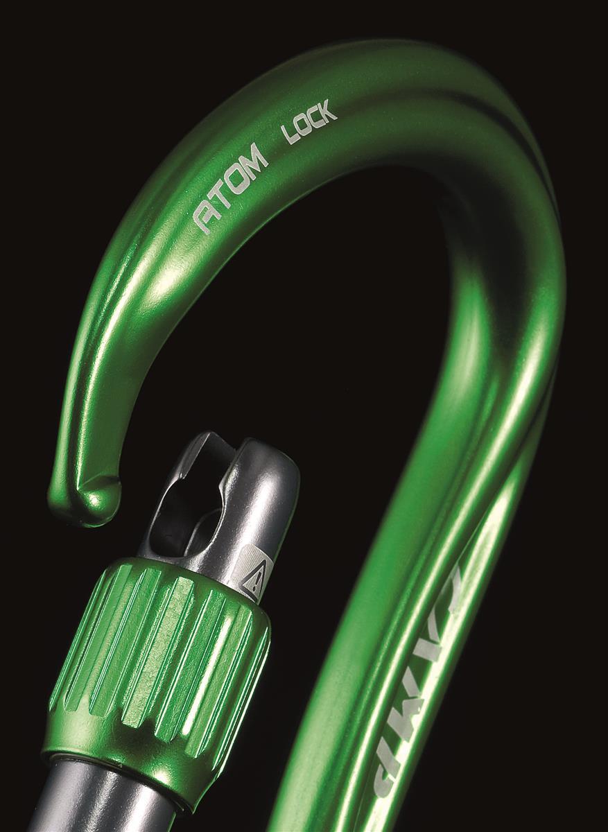 Mousqueton Camp Atom Lock - Vert 4/5