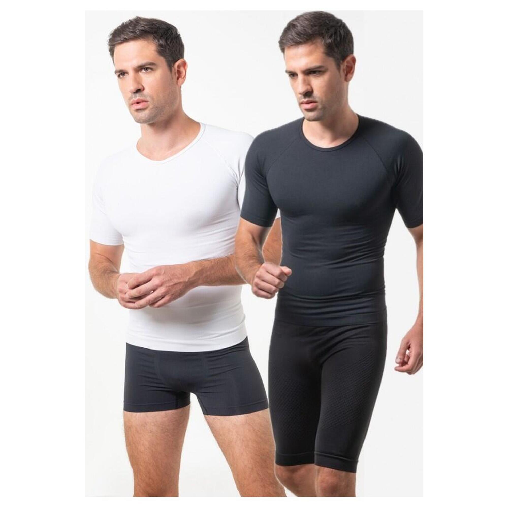 Anaissa - T-shirt Mouleur Avec Fibre Emana Speed - Ceinture Amincissante - Multicolore - 44 L - Decathlon
