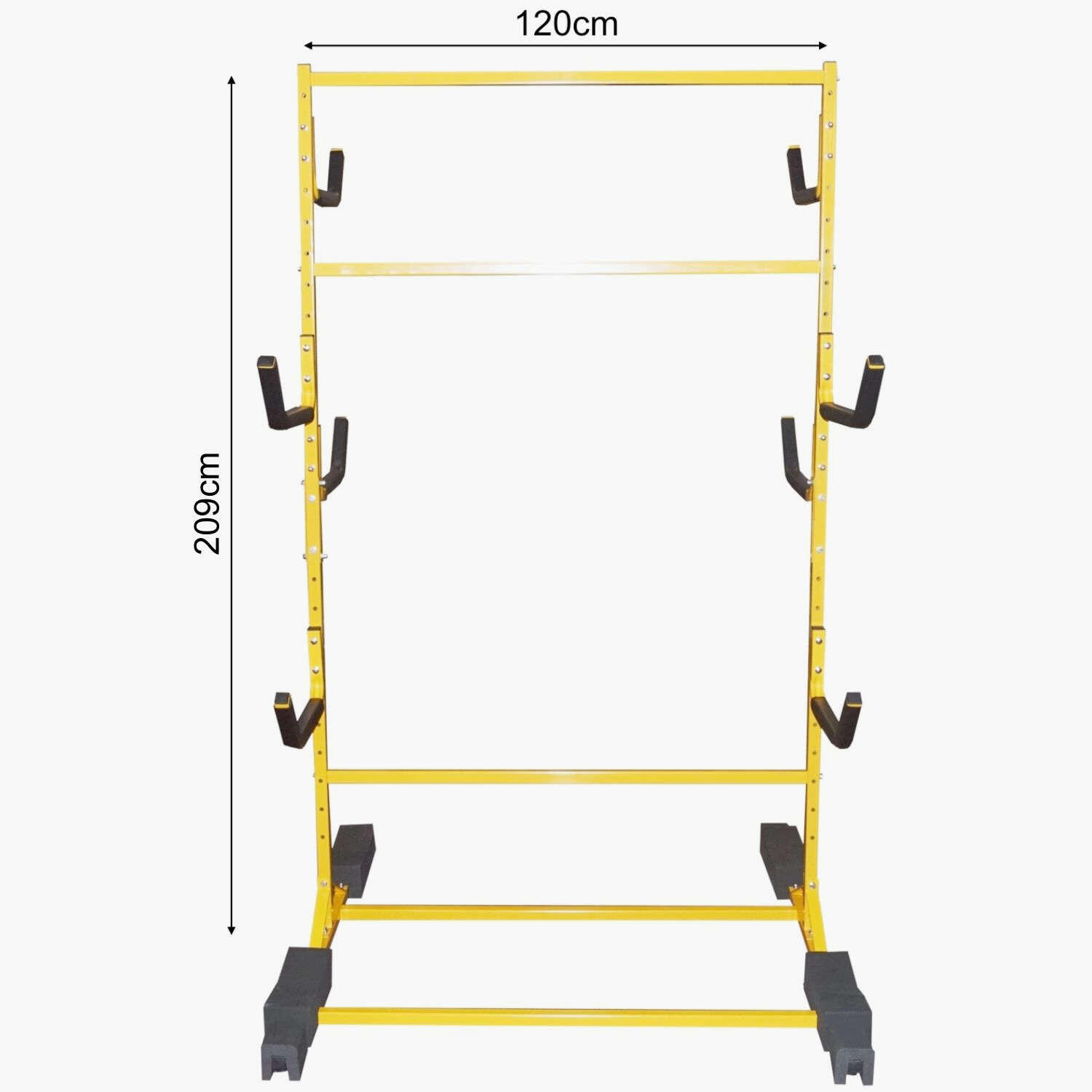 Lomo Rack Lomo Floor Standing Kayak Rack - Yellow | Decathlon