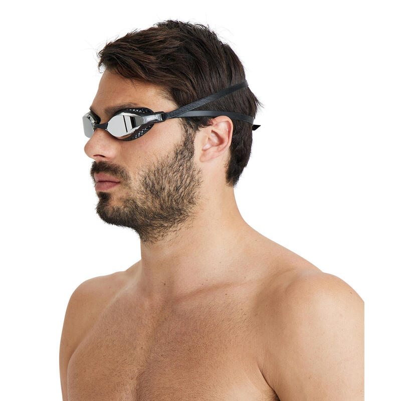 Arena Zwembril Airspeed Mirror Zilver/Zwart
