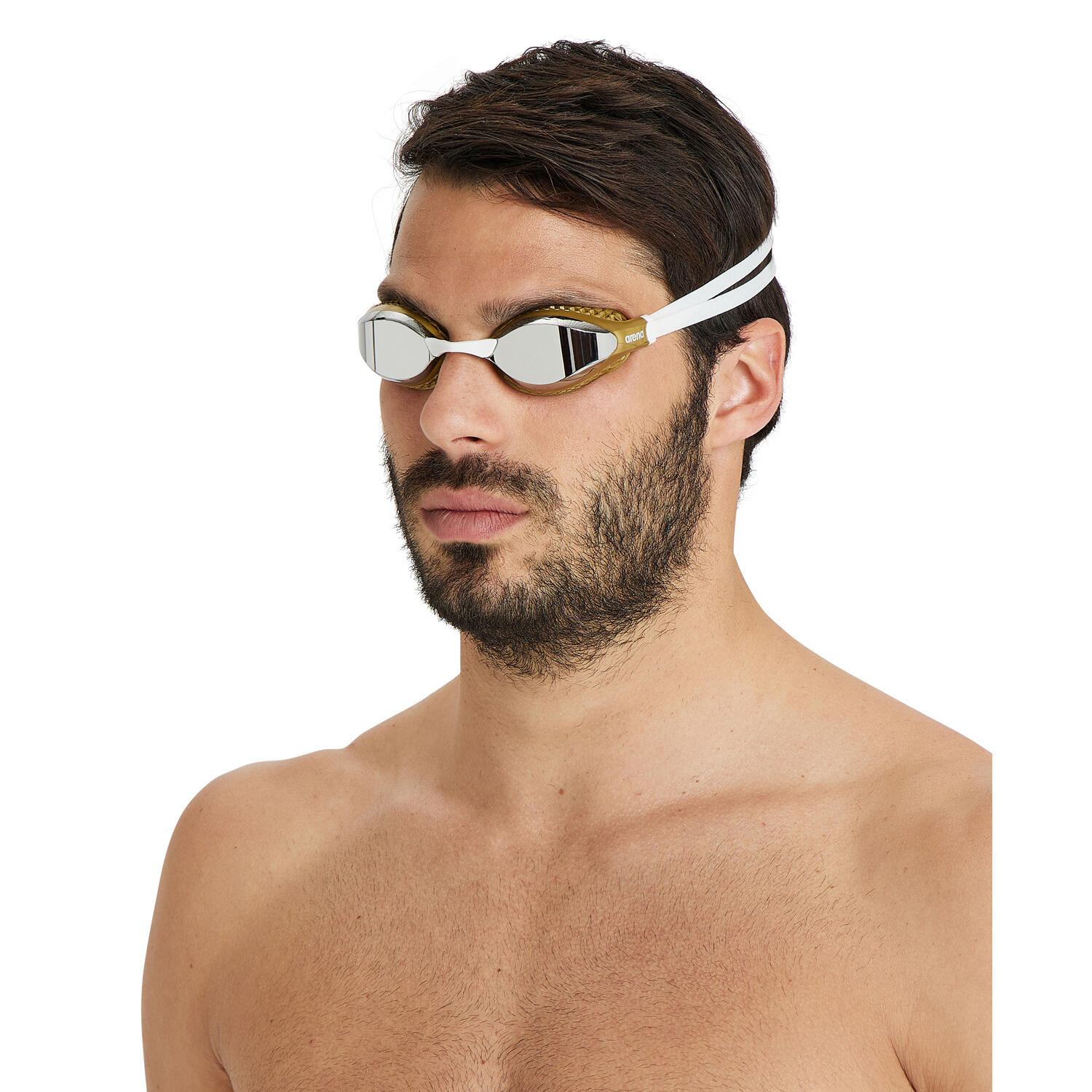 Arena Airspeed Mirrored Goggles - Silver/ Gold ARENA | Decathlon