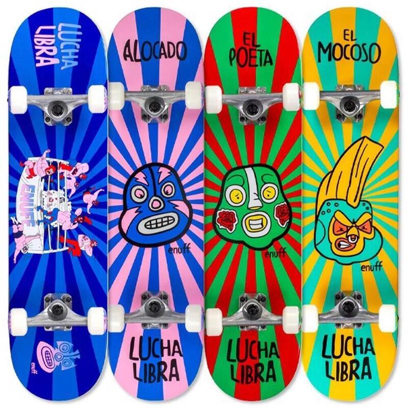 Enuff Lucha 7.25 "x29.5" azul / azul Skateboard