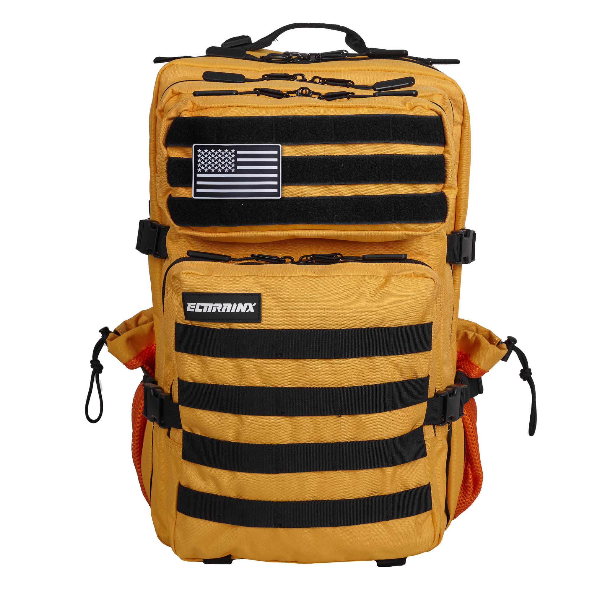 ELITEX TRAINING Militaire tactische rugzak ELITRAINX V1 ORANJE 45L voor sport en reizen