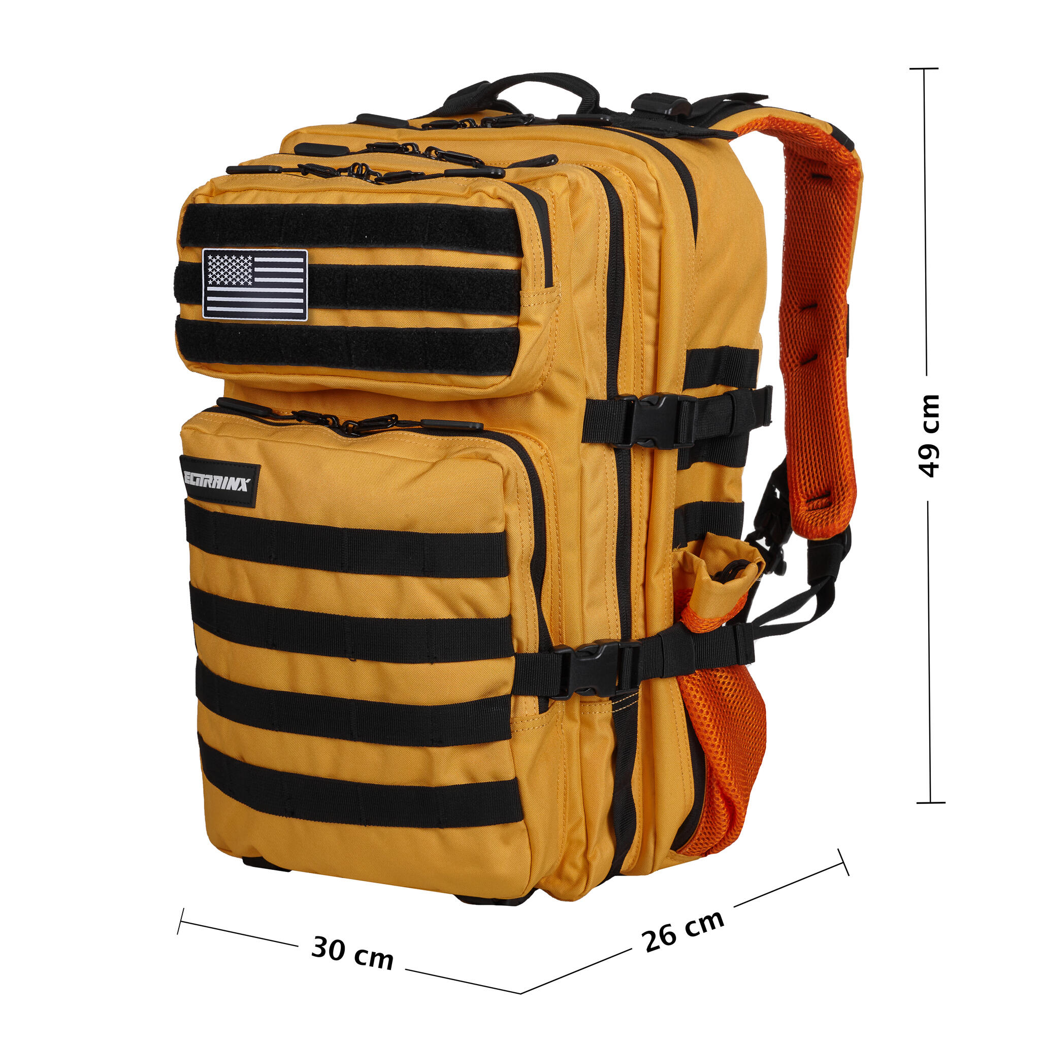 Rugzak Elitex V1 Oranje 45L Cabine Training Waterdicht 2/7