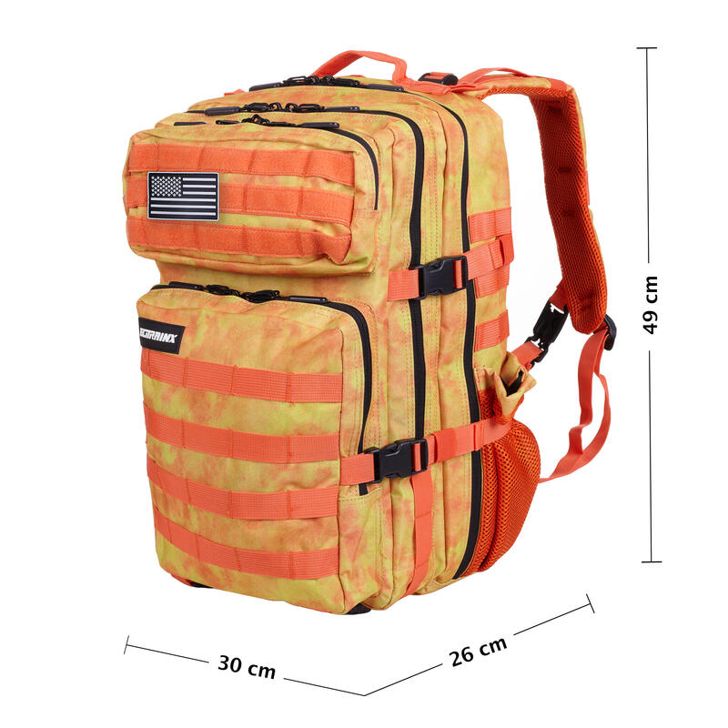 Batoh Elitex Training 45L Jungle Orange V1, voděodolný