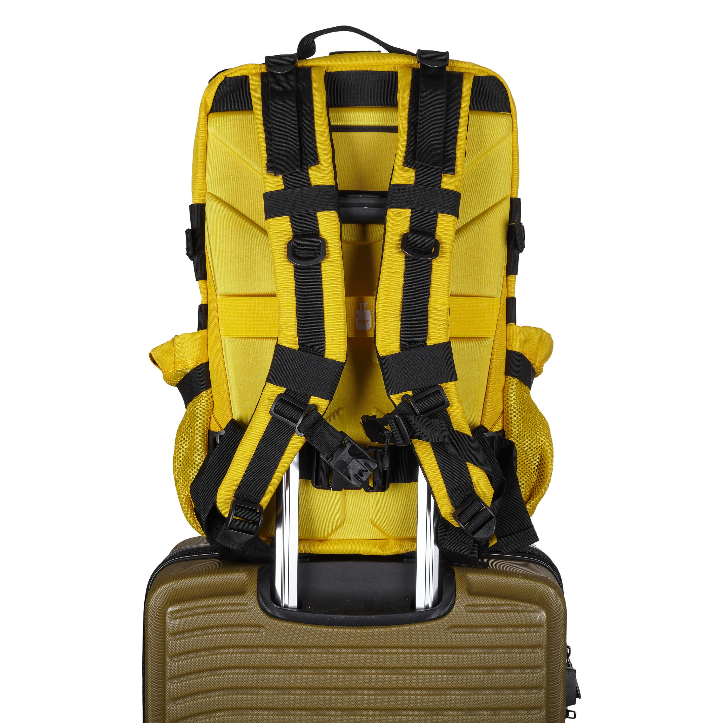 Mochila Elitex V1 Amarela 45L Cabine Treino Impermeável 7/7