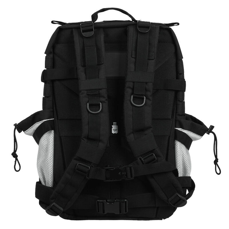 Militaire tactische rugzak ELITRAINX V2 Zwart en Wit 45L voor sport en reizen