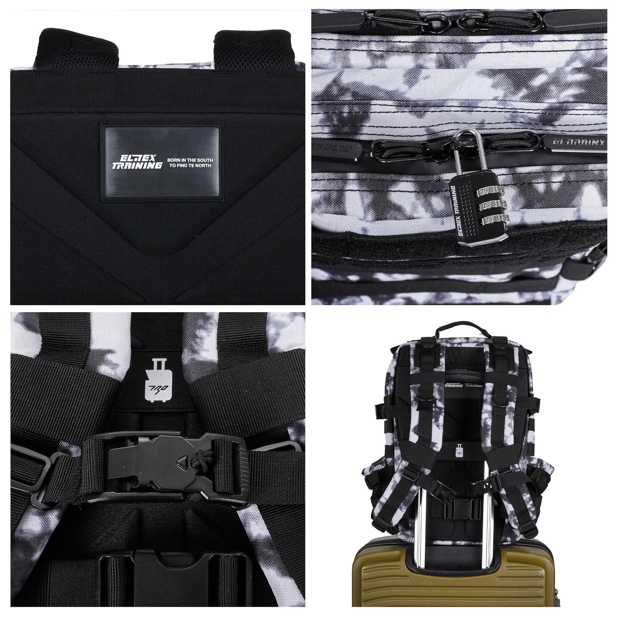 Sac à Dos Elitex V1 Glacier Blanc 25L Cabine Entraînement Imperméable 2/7