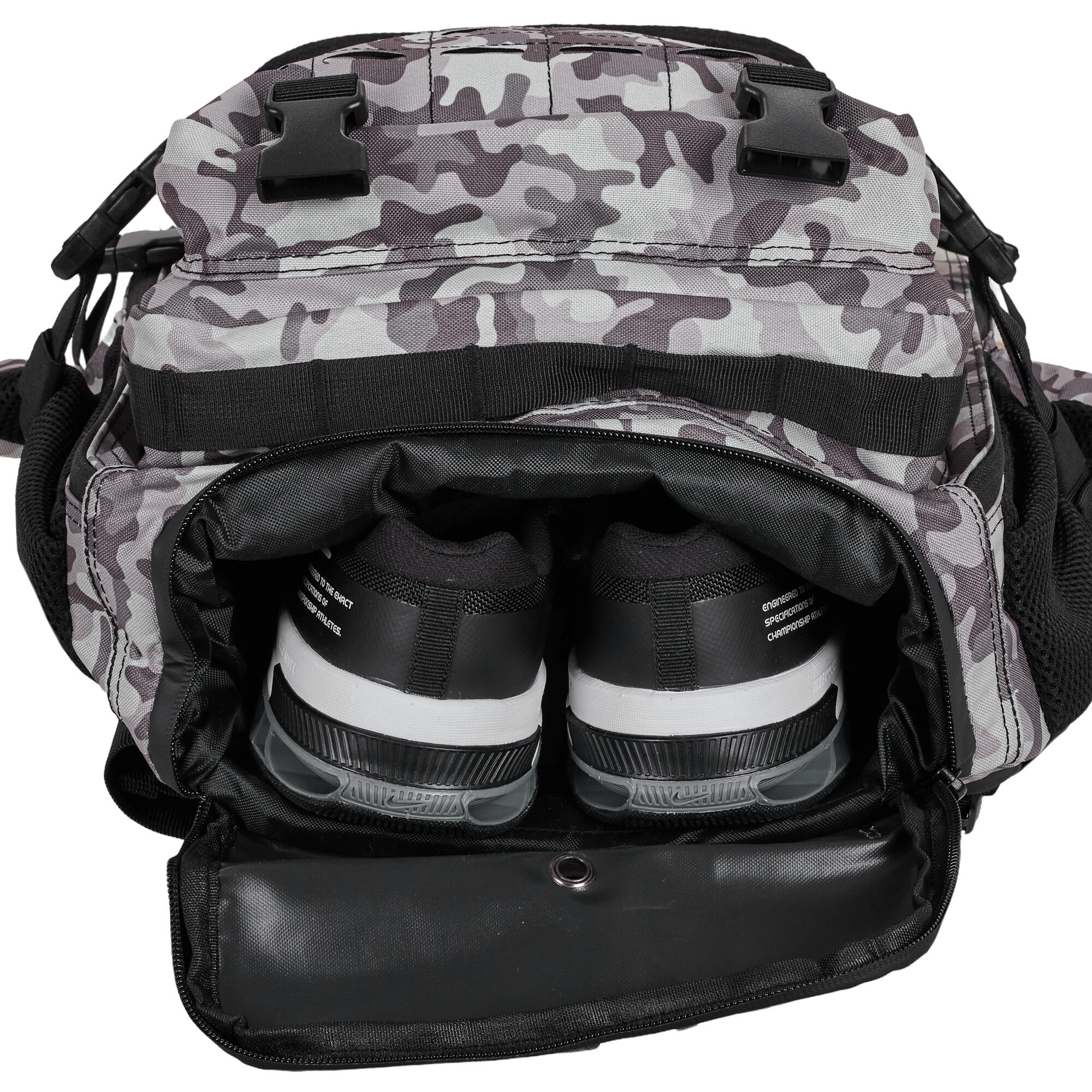 Sac à Dos Elitex V2 Camouflage Blanc Noir 45L Cabine Entraînement Imperméable 4/8
