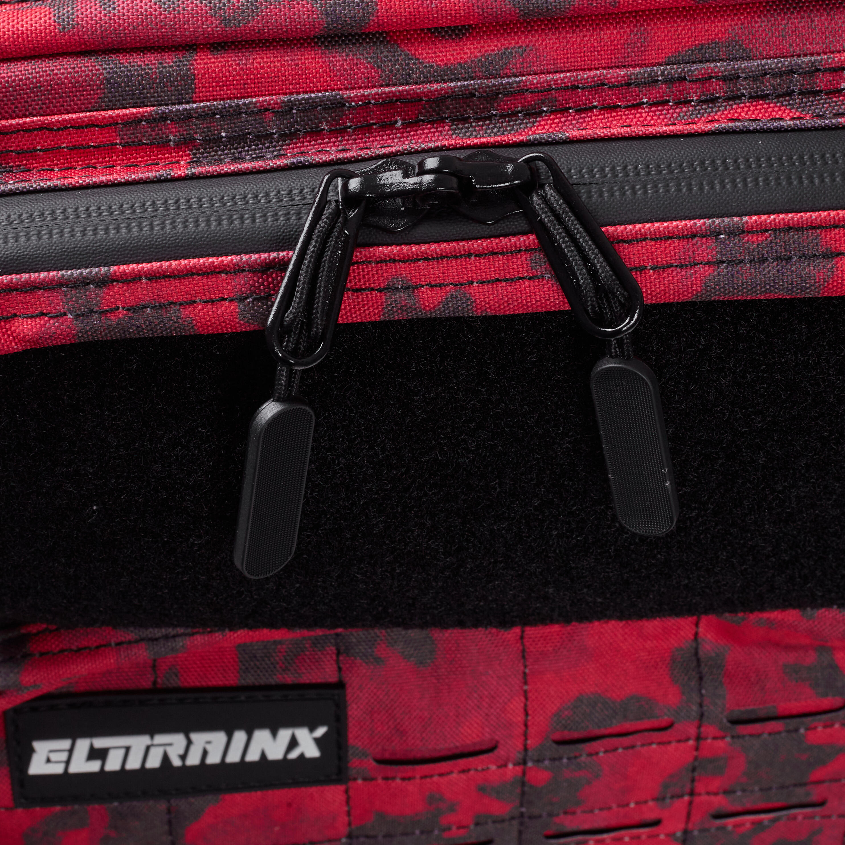 Mochila Elitex V2 Camuflagem Vermelha 45L Cabine Treino Impermeável 4/7
