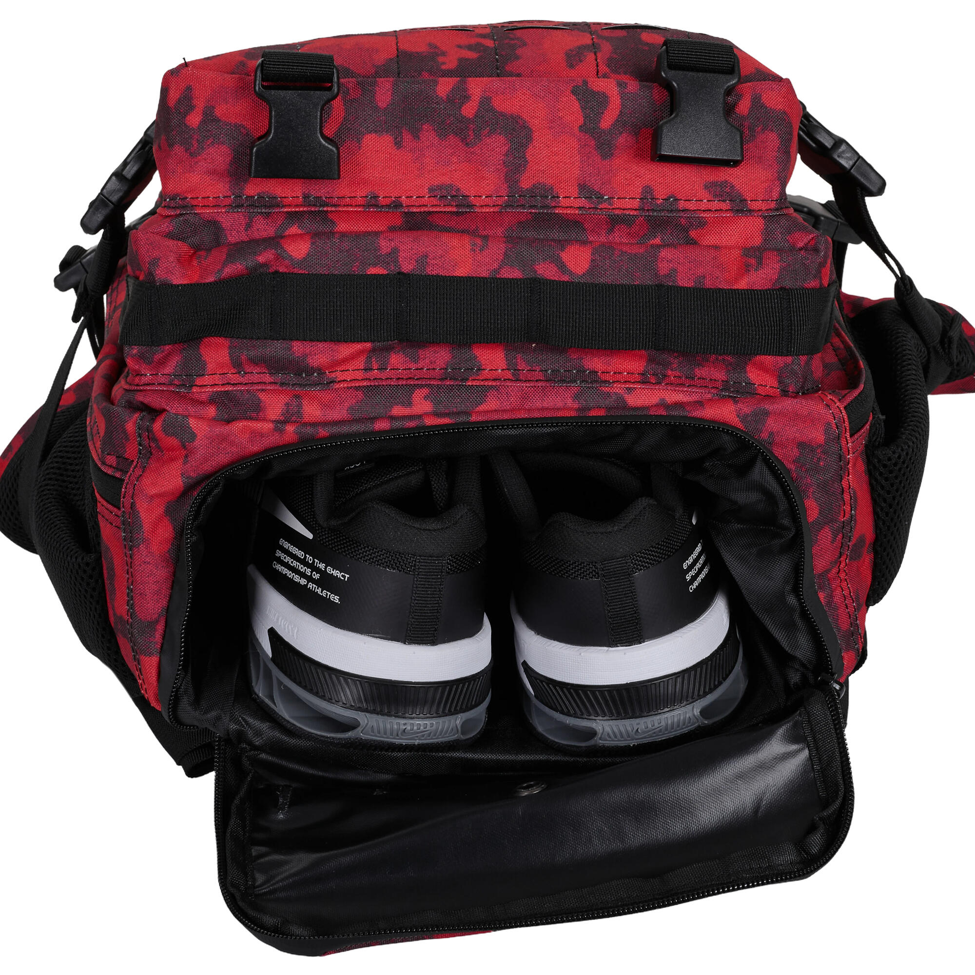 Mochila Elitex V2 Camuflagem Vermelha 45L Cabine Treino Impermeável 3/7