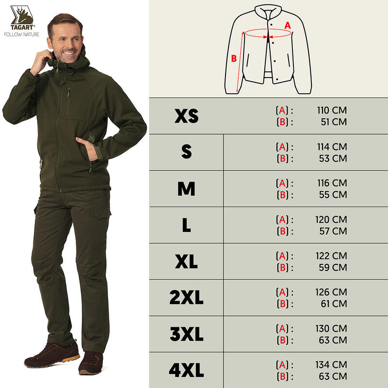 Geacă softshell de teren Tagart Volda cu membrană eficientă