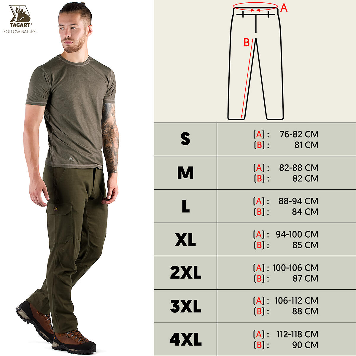 Pantalon de chasse Enduro 2 en tissu RipStop, pour hommes 2/5