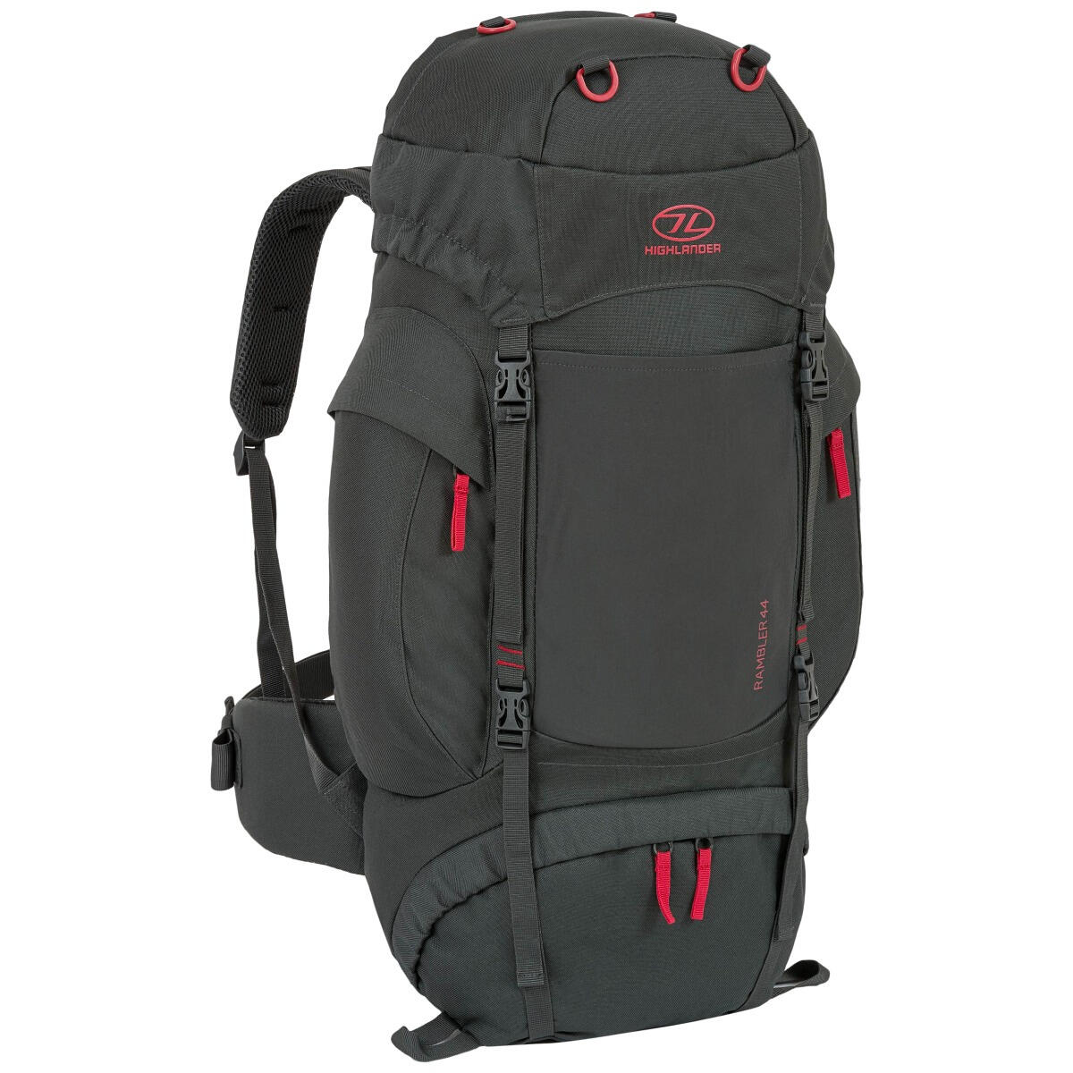 HIGHLANDER Highlander Rambler Rucksack 44L Charcoal