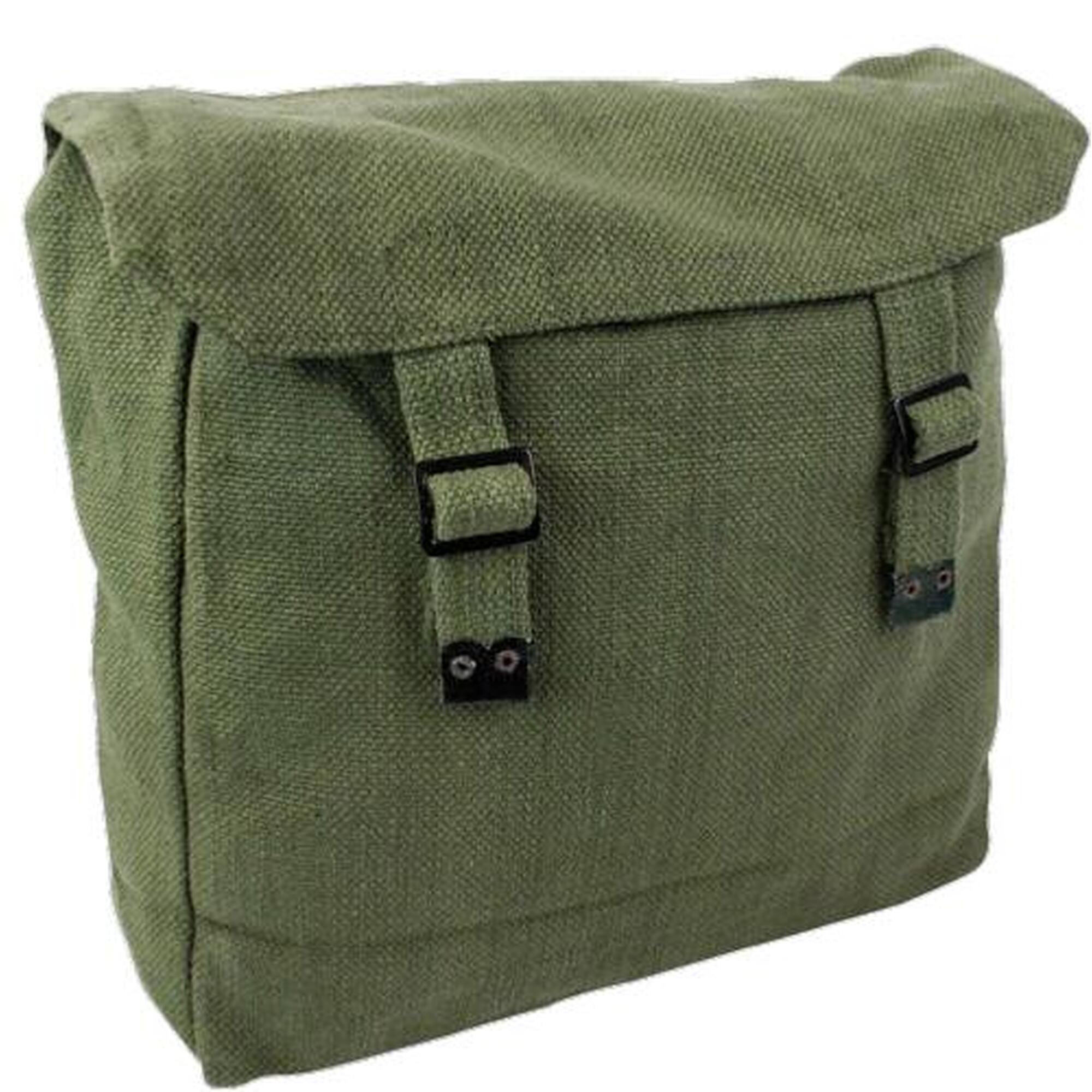 Mochila de lona grande - verde