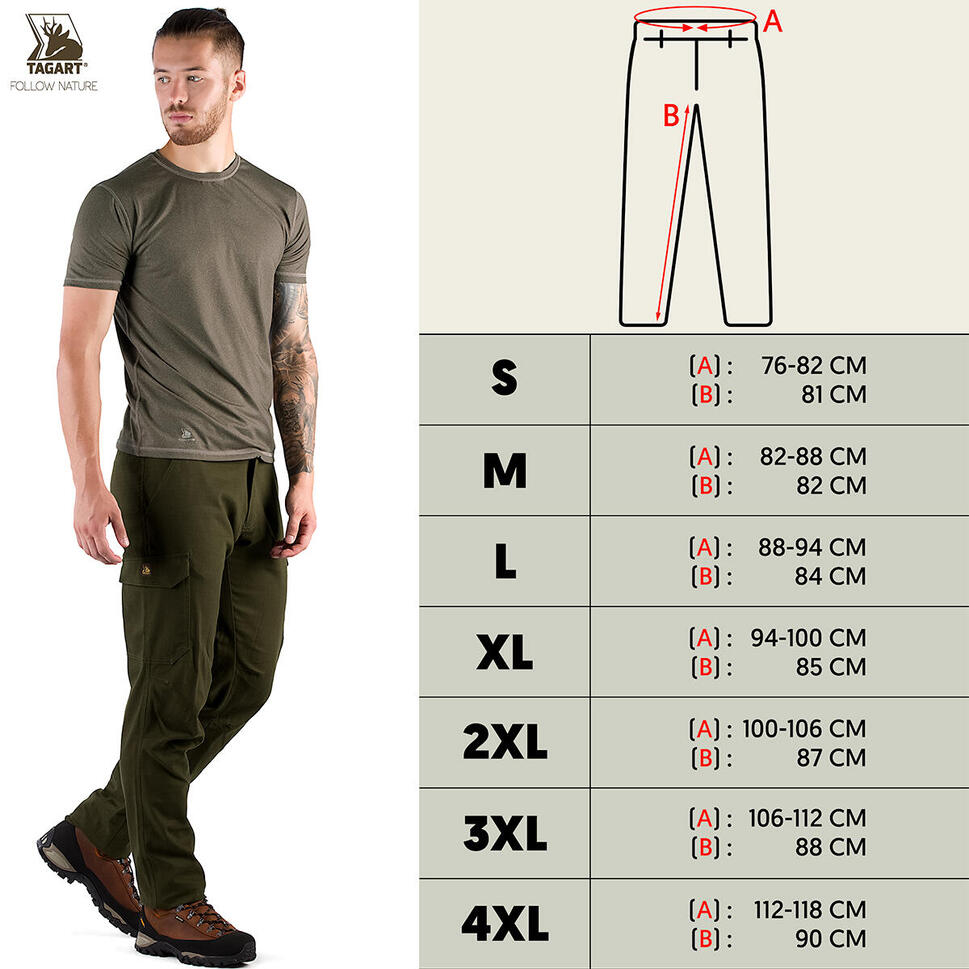 Spodnie myśliwskie męskie Tagart Enduro 2 Ripstop wygodne bojówki