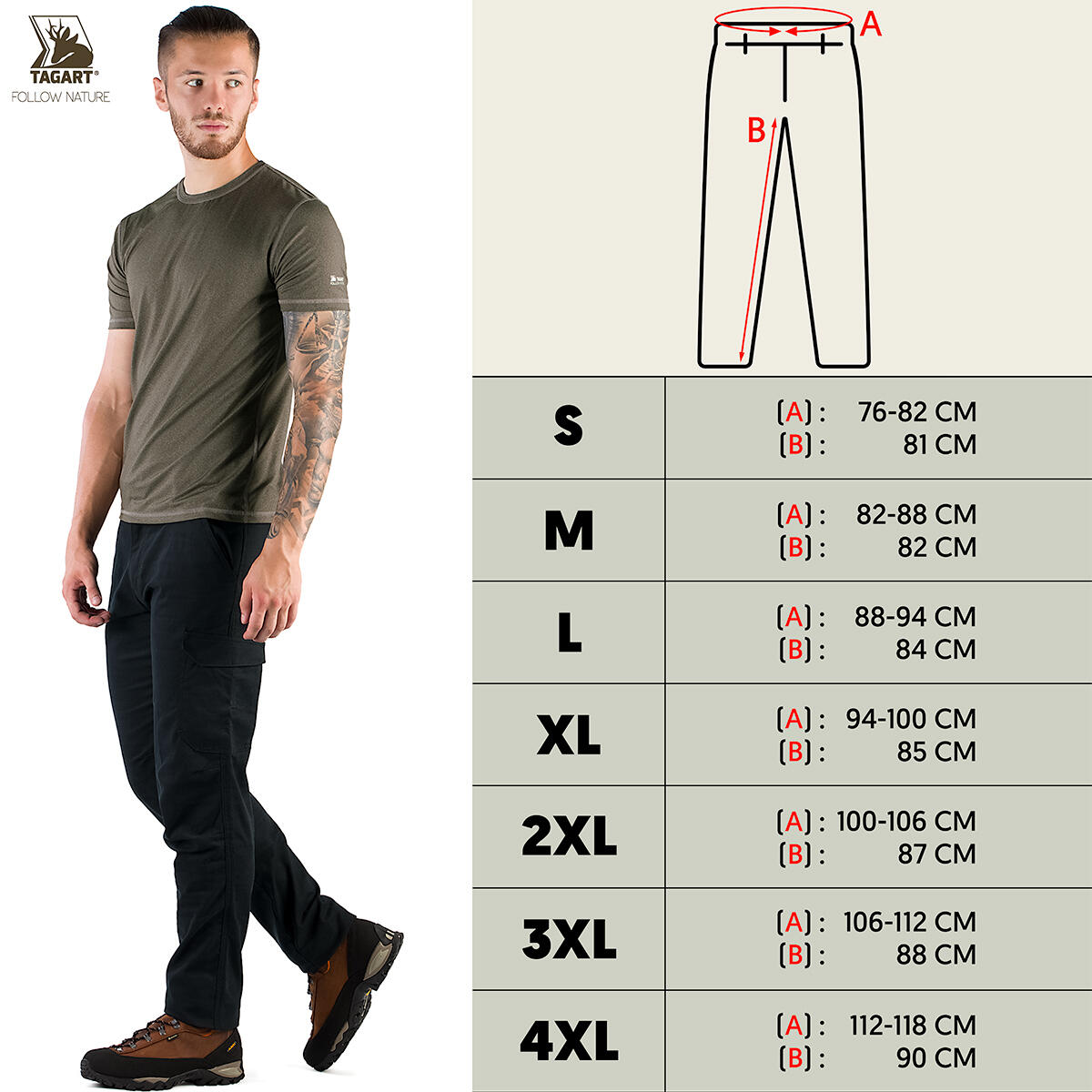Pantalon de chasse Enduro 2 en tissu RipStop, pour hommes 2/6