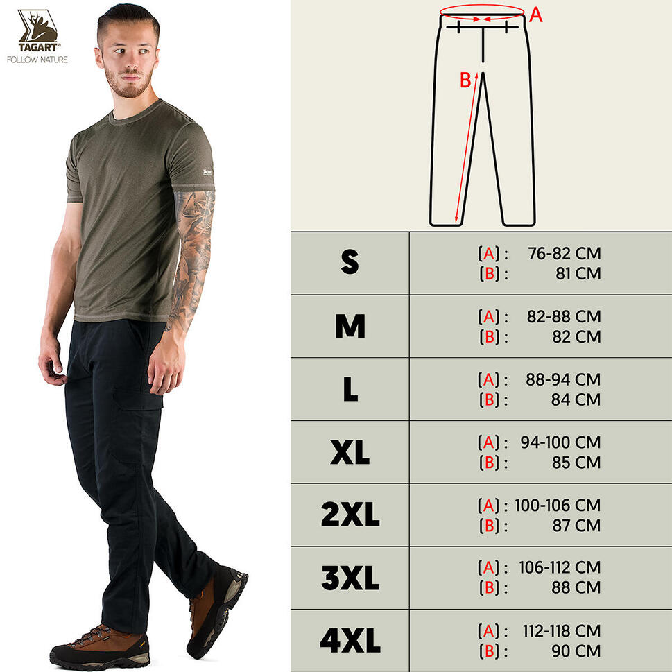 Spodnie myśliwskie męskie Tagart Enduro 2 Ripstop wygodne bojówki