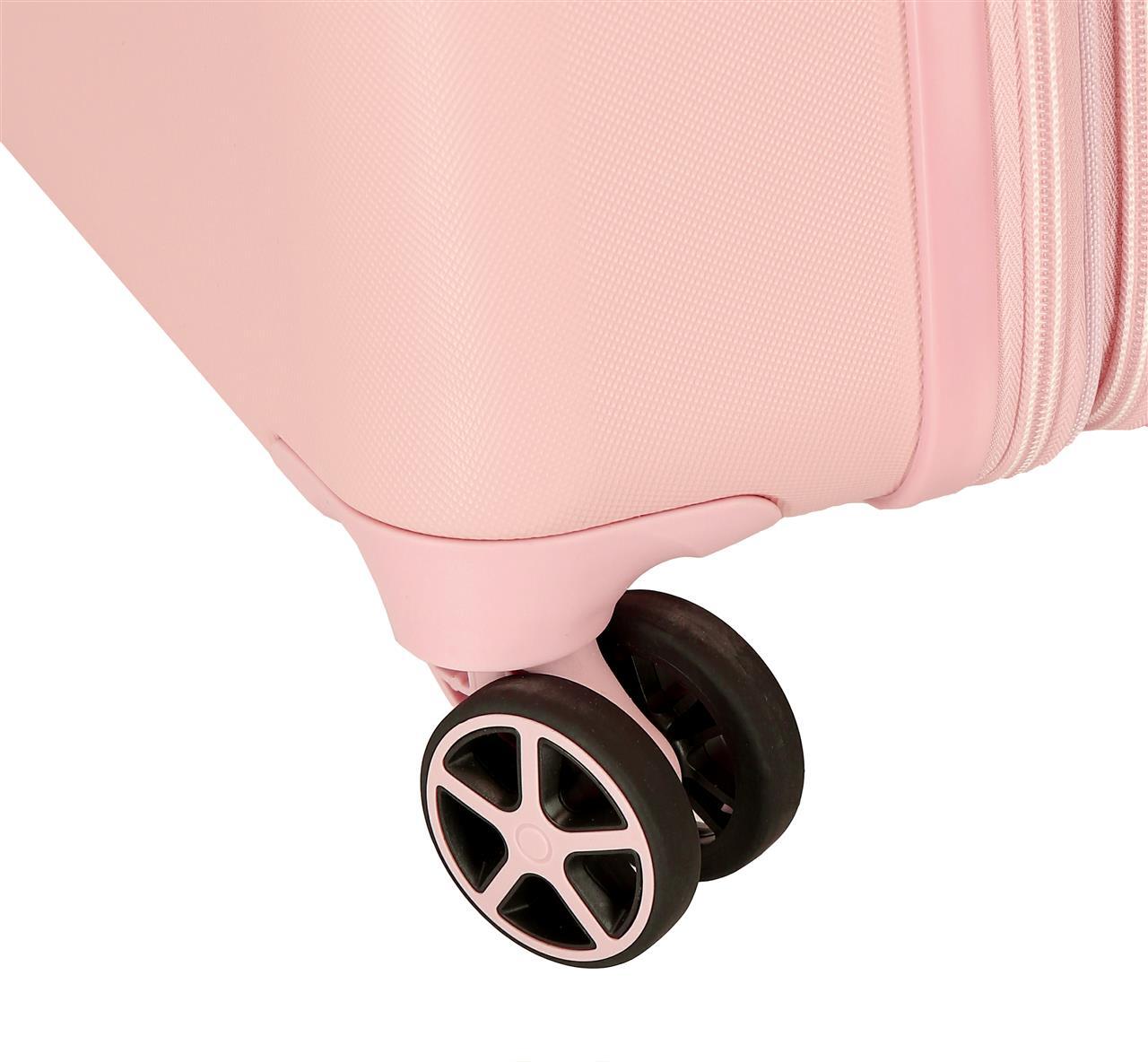 Maleta mediana ABS rígida Reebok Roxbury 70cm 81L Rosa 6/7