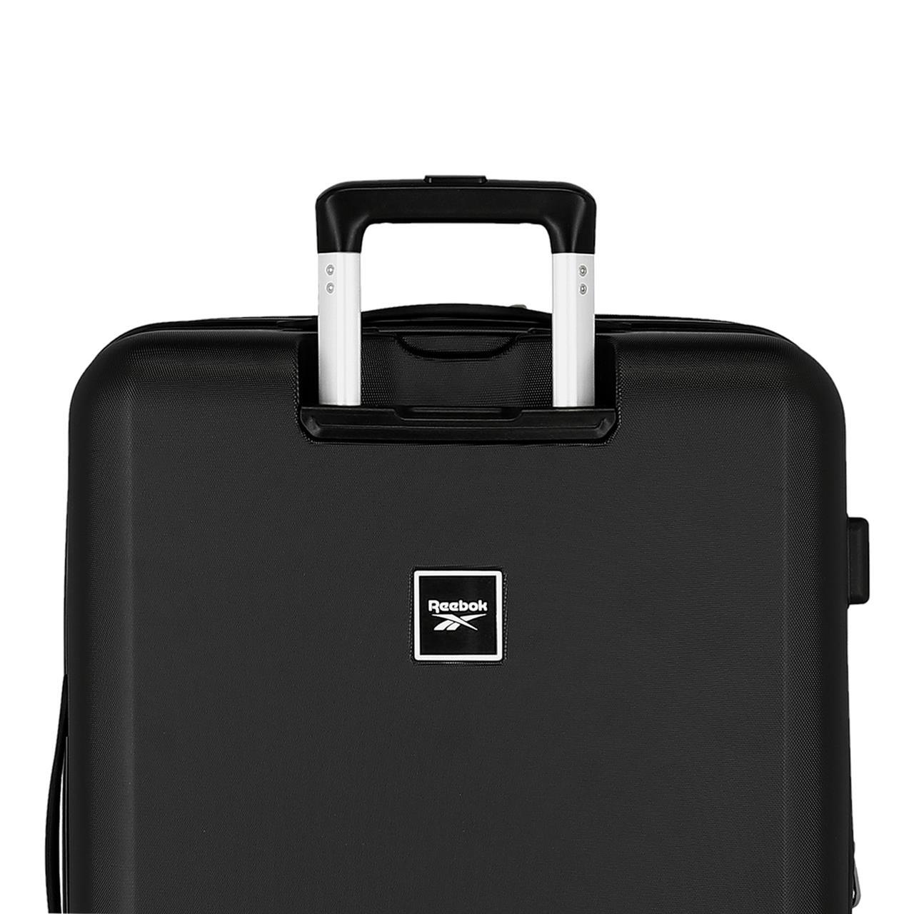 Valise moyenne ABS rigide Unisexe Reebok Roxbury 70cm 81L Noir 6/7