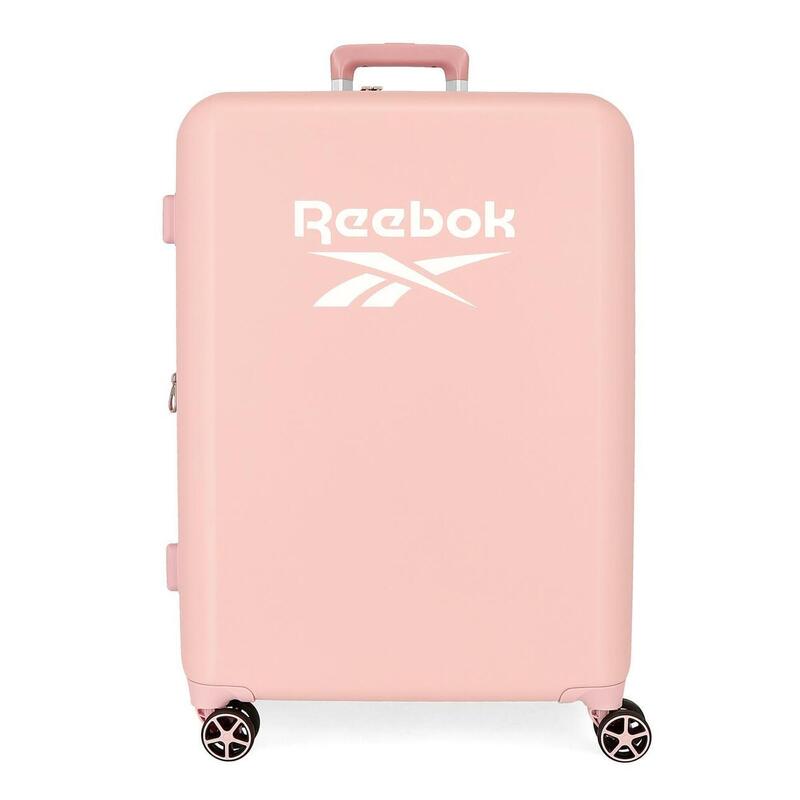 Maleta mediana ABS rígida Reebok Roxbury 70cm 81L Rosa