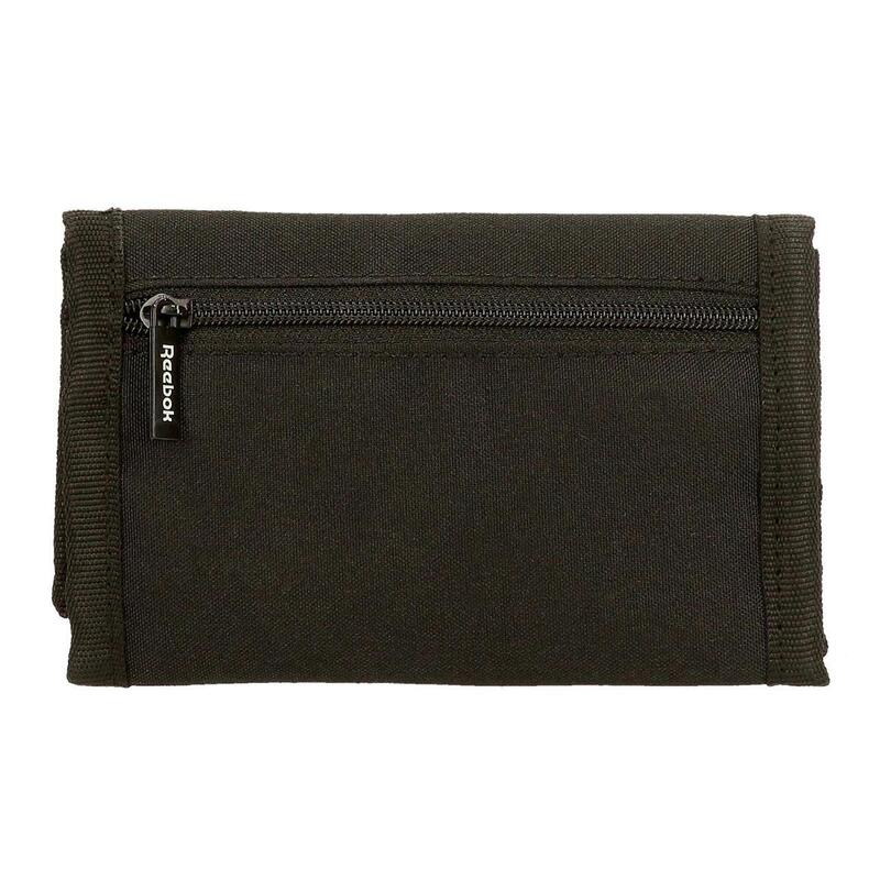 Cartera con monedero Unisex Reebok Malden Negro