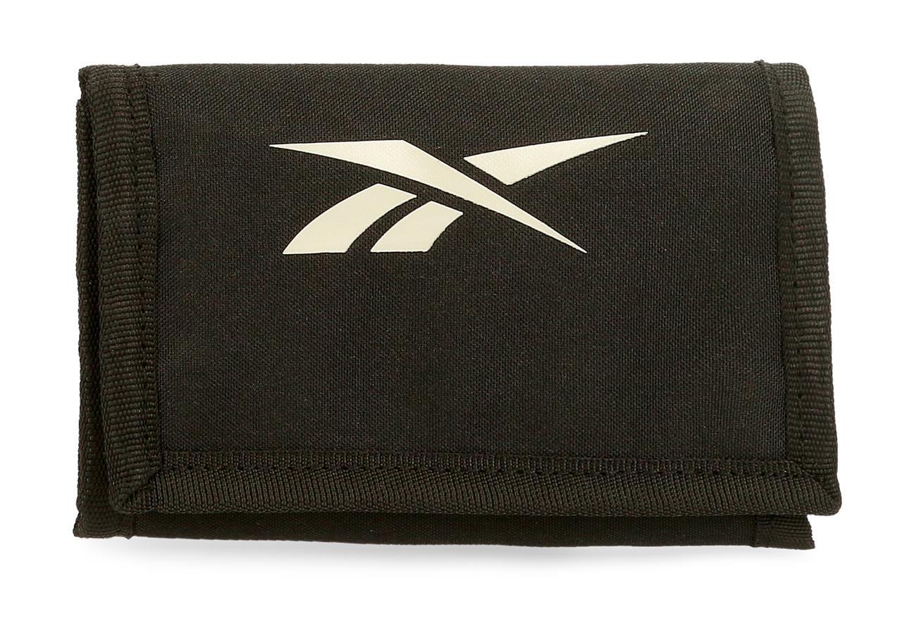 Cartera con monedero Unisex Reebok Malden Negro 1/6