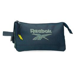 Estuche tres compartimentos Reebok Summerville 12cm Azul marino