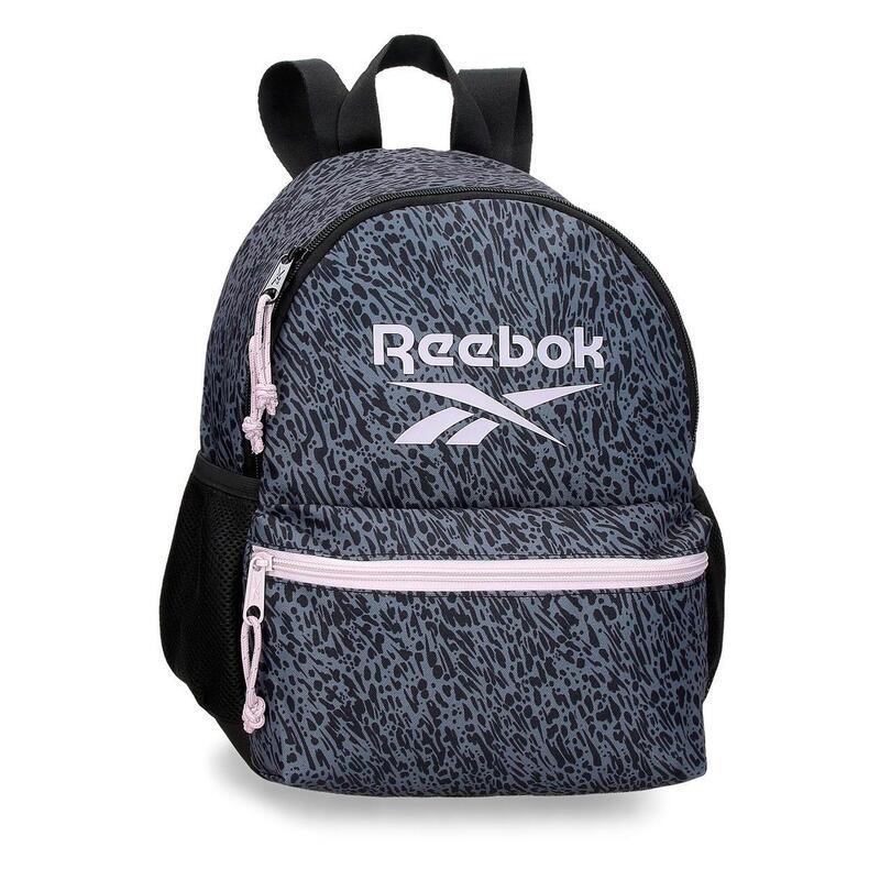 Mochila casual Mujer Reebok Leopard 32cm Negro