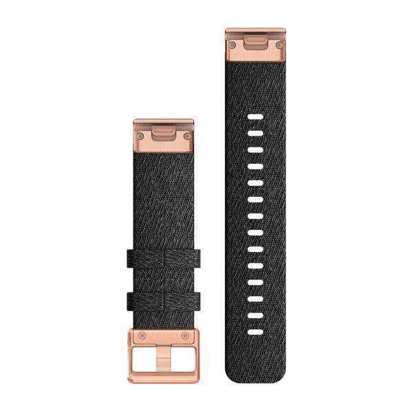 Garmin fenix 6s QuickFit Heathered Black Nylon Band